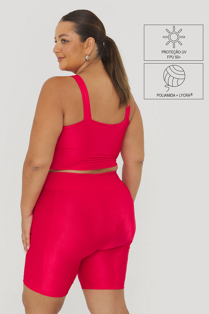 Top Esportivo Euforia Vermelho