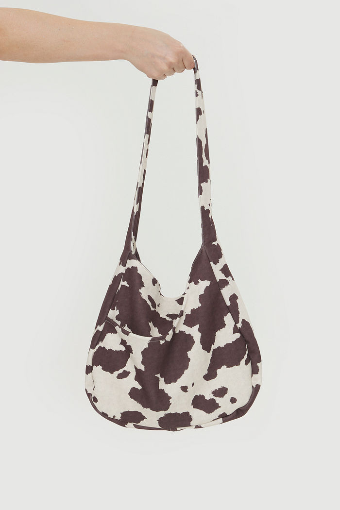 Bolsa Suede Genebra Cow Print