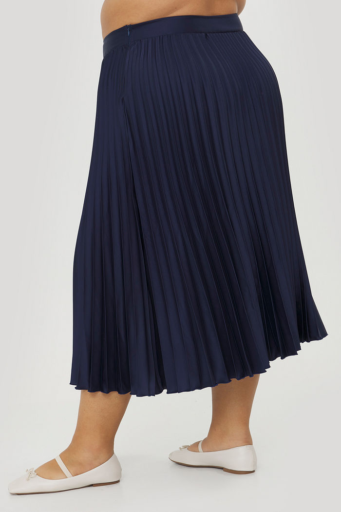 Saia Midi Plissada Melissa Marinho