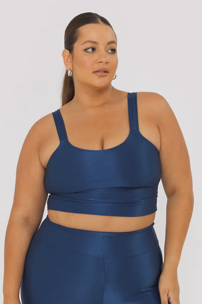 Top Esportivo Euforia Azul Petróleo