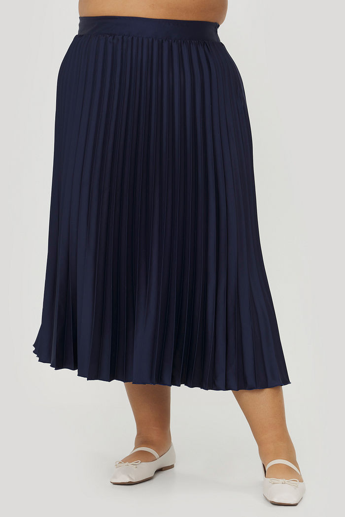 Saia Midi Plissada Melissa Marinho