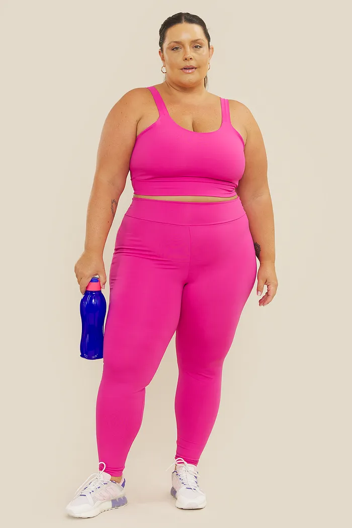 Calça Legging Alta Sustentação Safari Pink