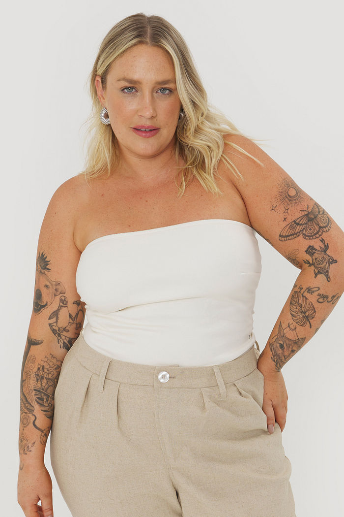 Top Alta Sustentação Ohana Off-White