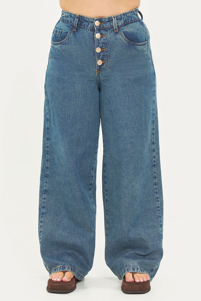 Calça Pantalona Anastácia Jeans