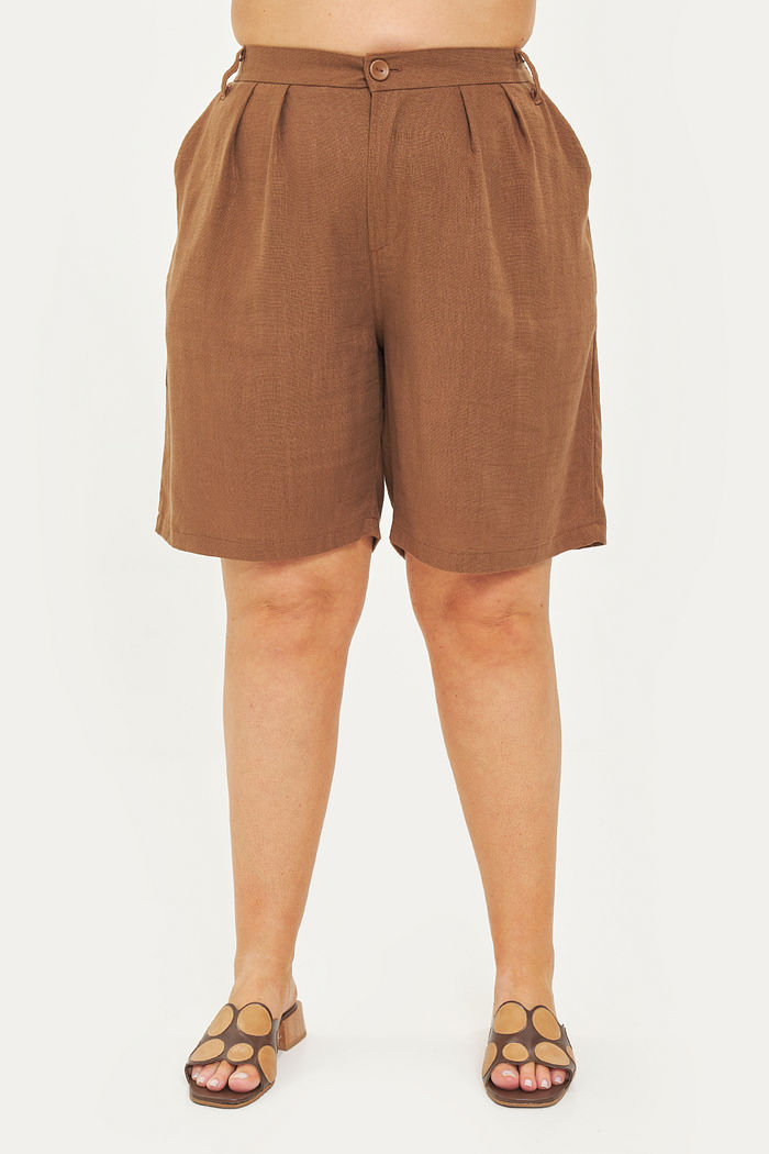 Bermuda Alfaiataria Siena Marrom