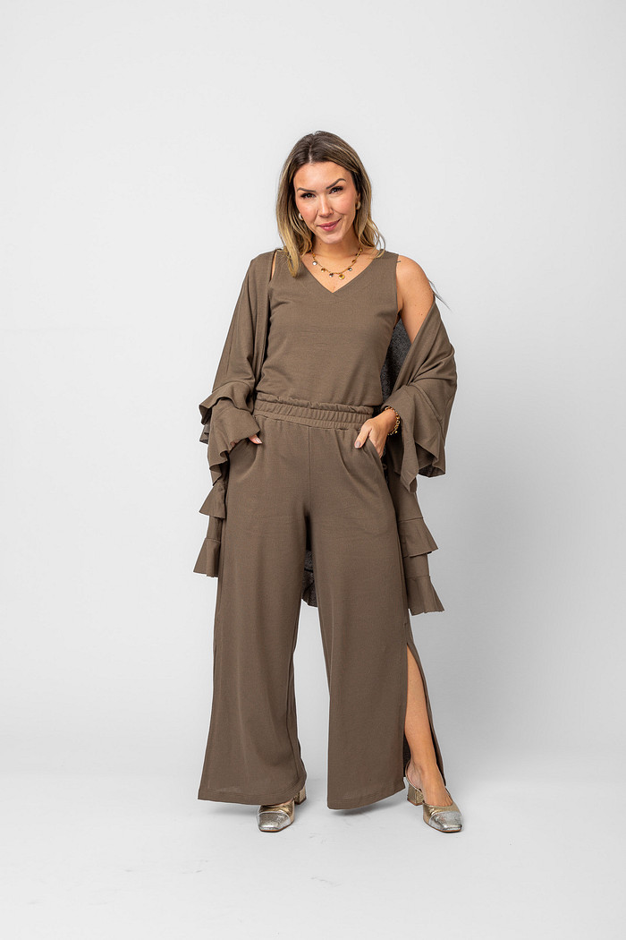 KIMONO ALMAR VERDE FÓSSIL