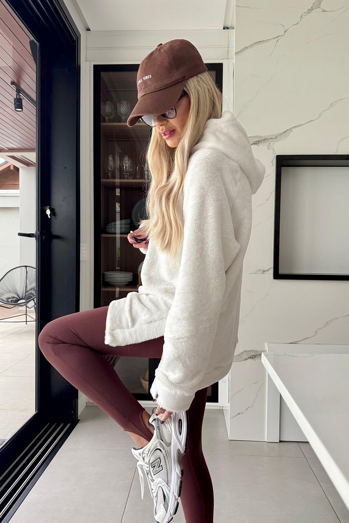 Blusão Pele Ágata Off White