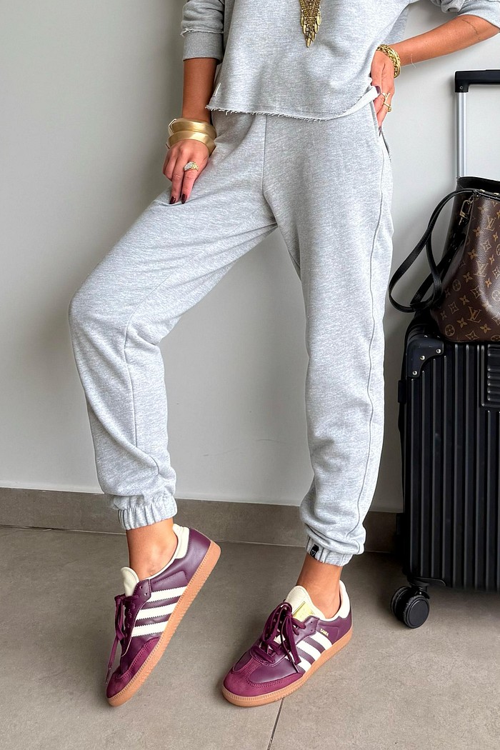 Calça Comfy Cinza Mescla