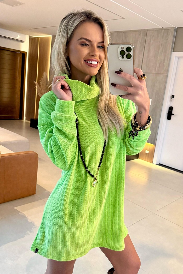 Vestido Chenille Lima