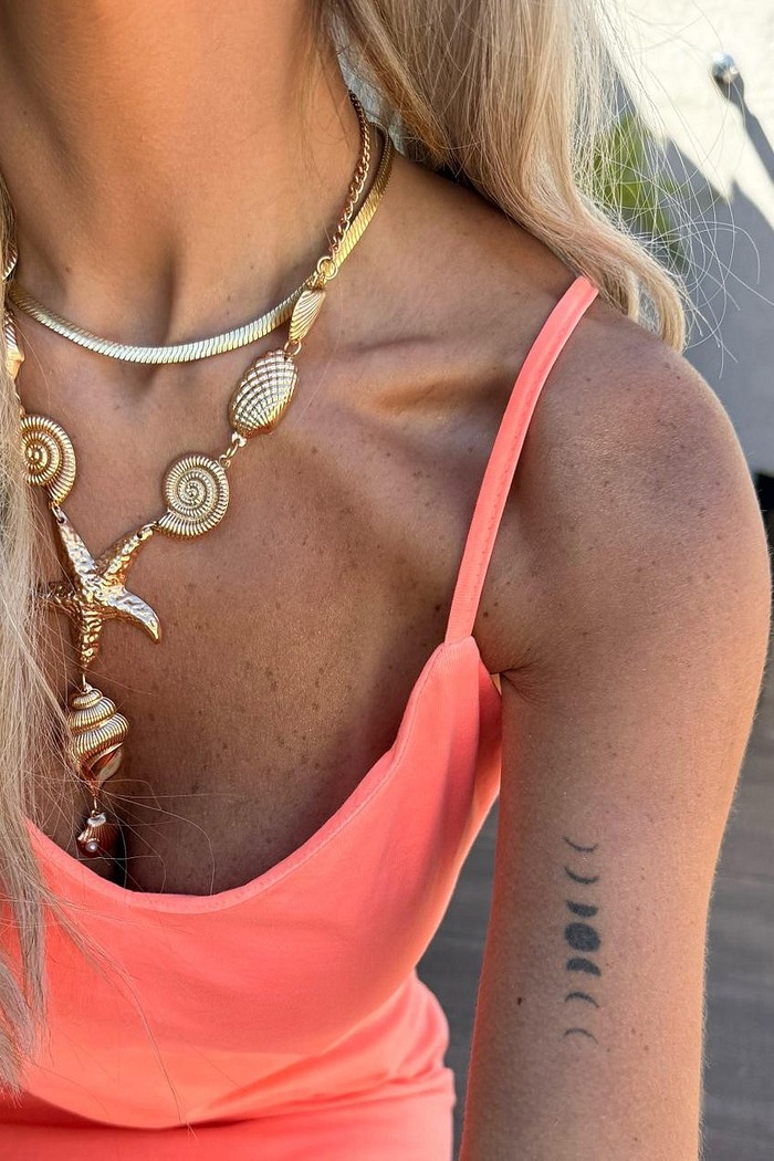 Vestido Longo Alças July Coral