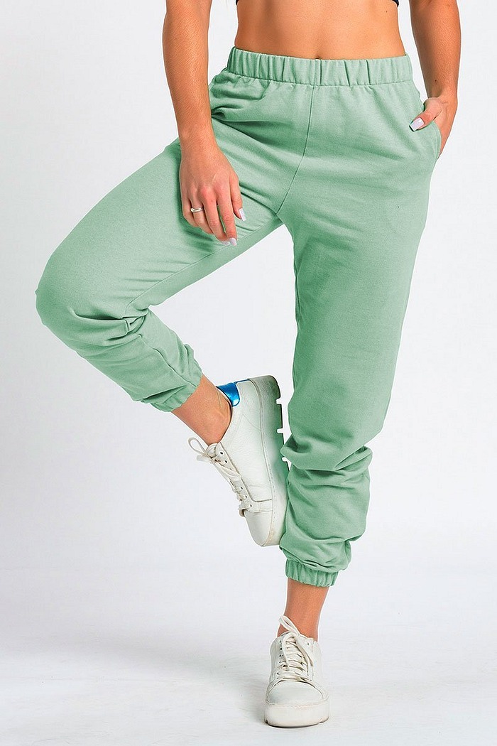 Calça Jogger Color Feminina  Peluciada Verde Oliva