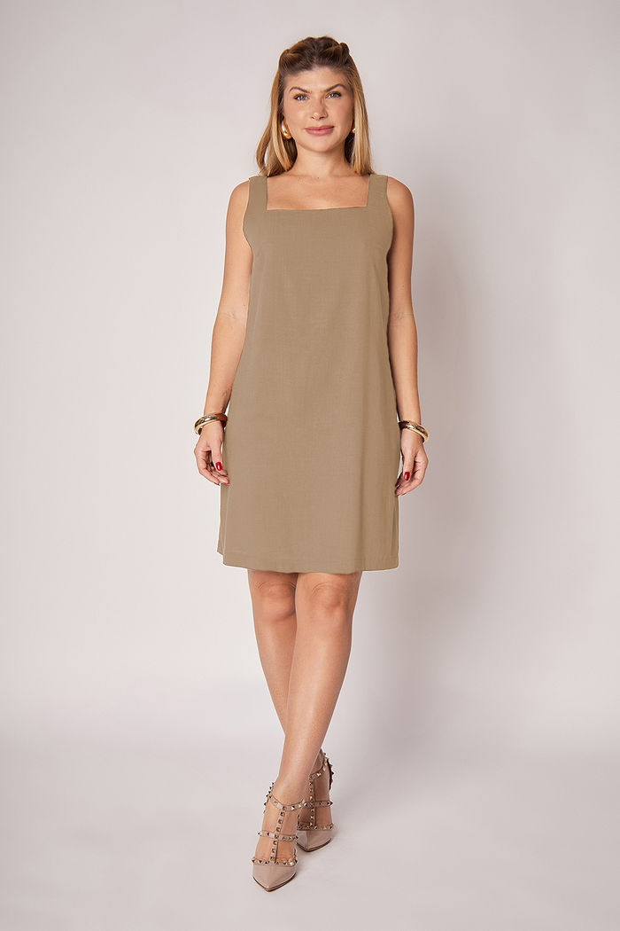 Vestido Greice Aveia