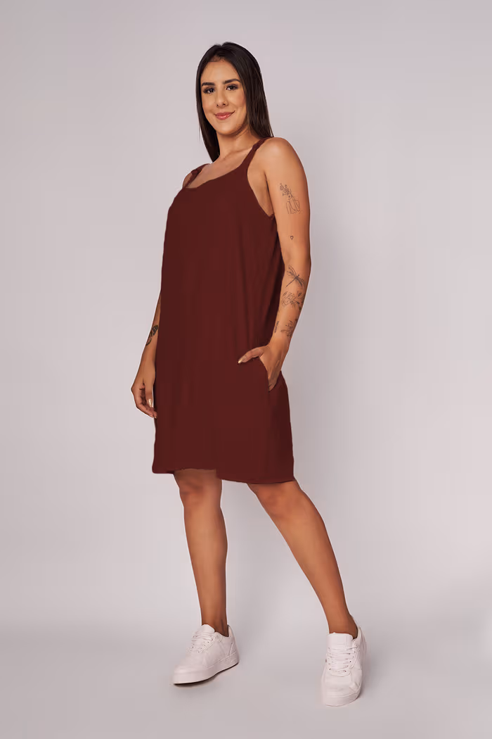 Vestido Cristalia Romã