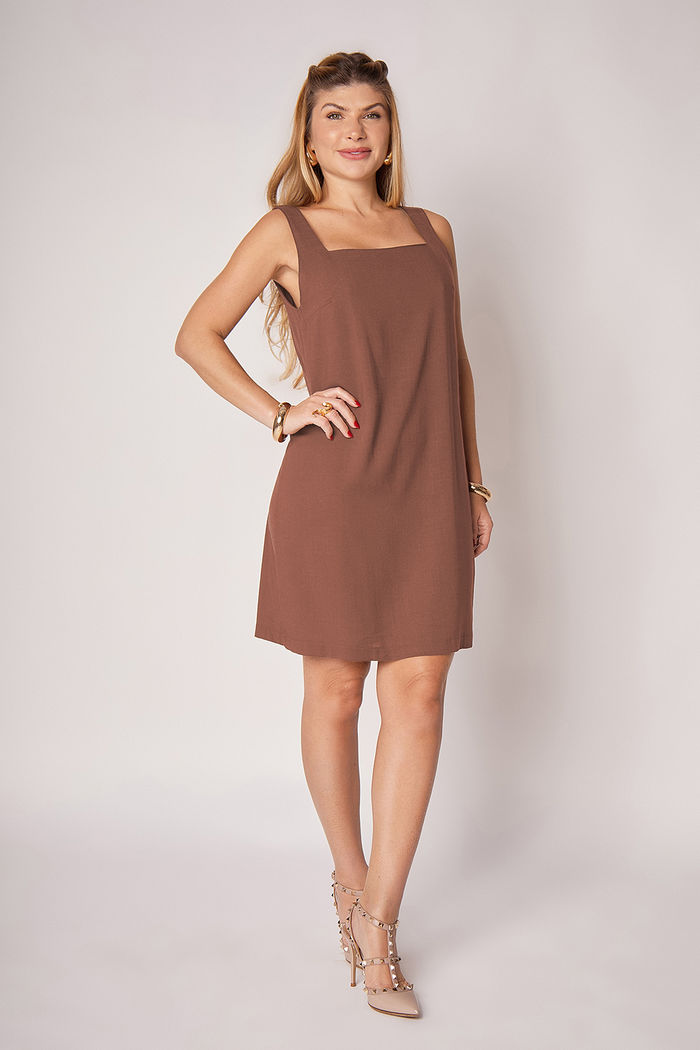 Vestido Greice Mocha
