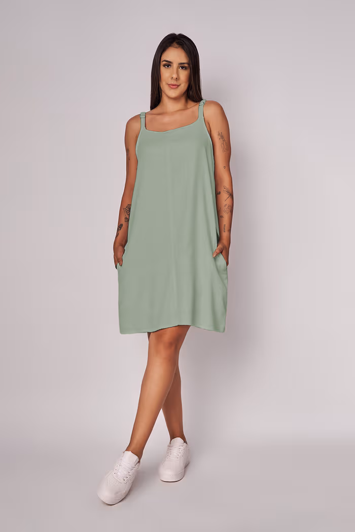 Vestido Cristalia Botânico