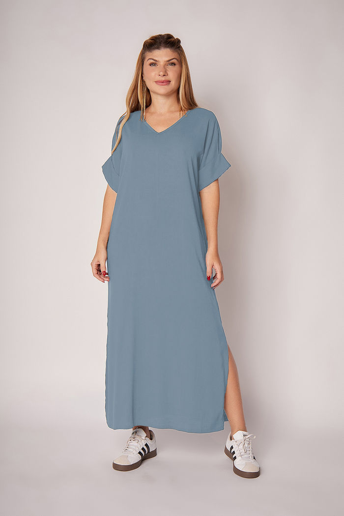 Vestido Elen Celeste