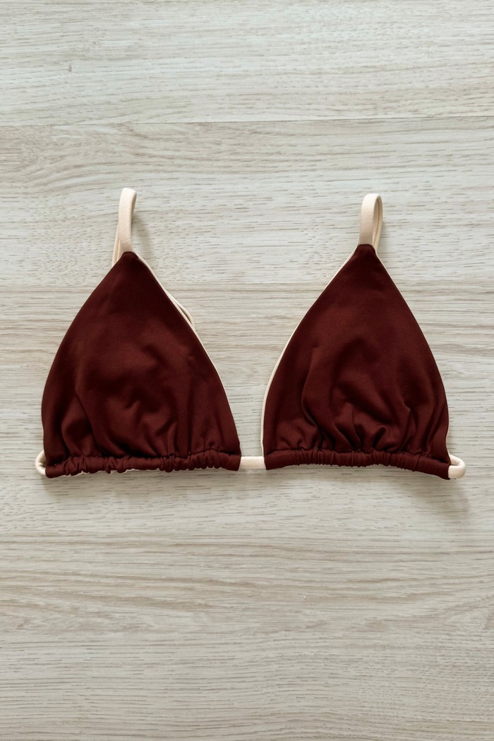 TOP DE BIQUÍNI CORTININHA DUPLA FACE LOLA NOZ+OFF