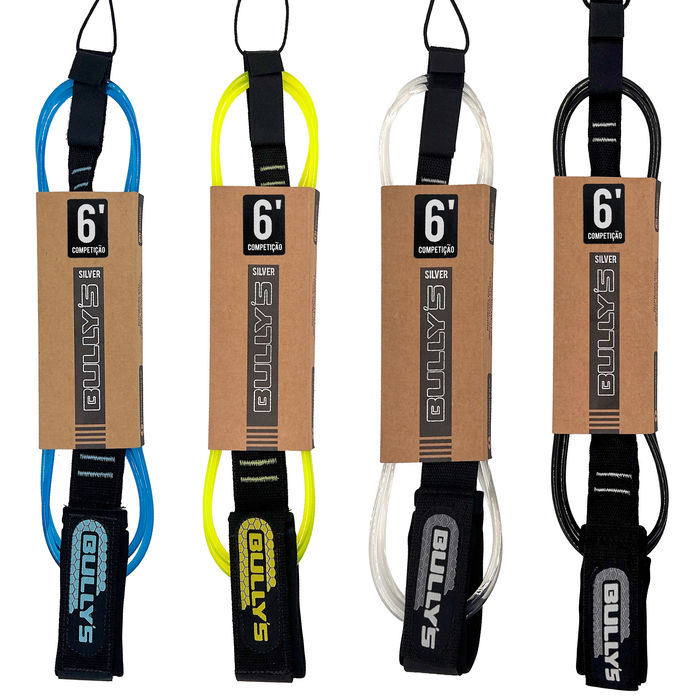 Leash Bullys 6' x 5 mm - Silver Competição