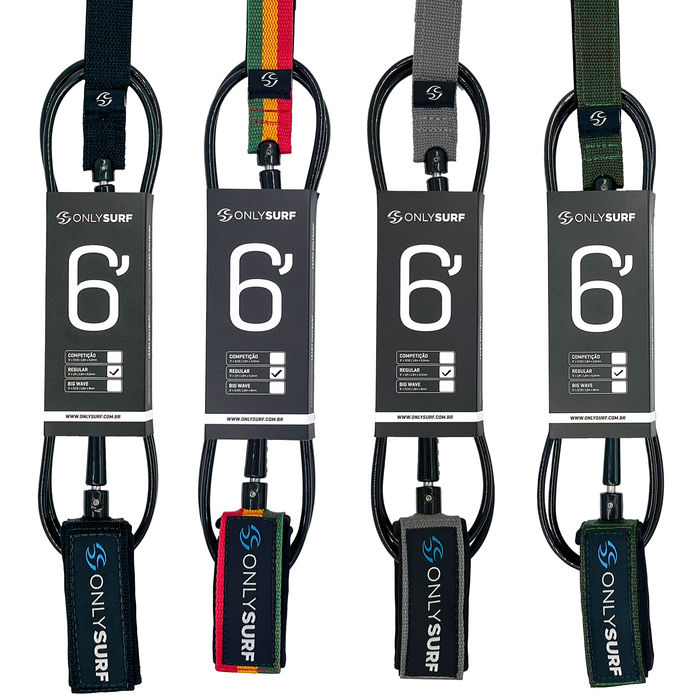 Leash Onlysurf 6' x 6 mm One Piece Regular