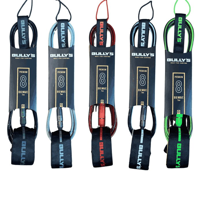 Leash Bullys 8' x 7 mm - Premium Big Wave