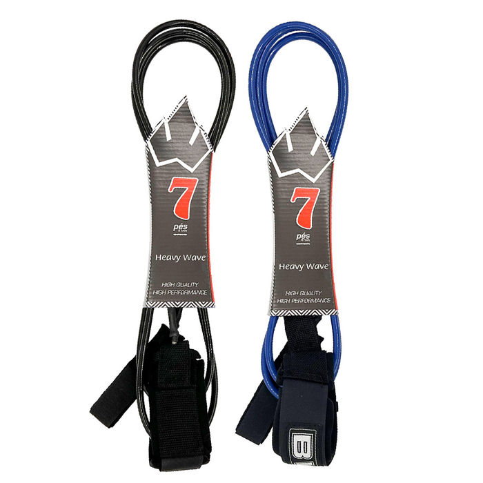 Leash Banana Wax 7' x 7 mm - Economy Heavy Wave