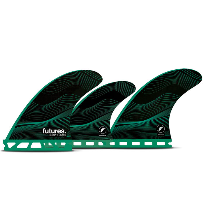 Quilhas Futures F6 Honeycomb Tri-Quad (5 Quilhas) - Medium