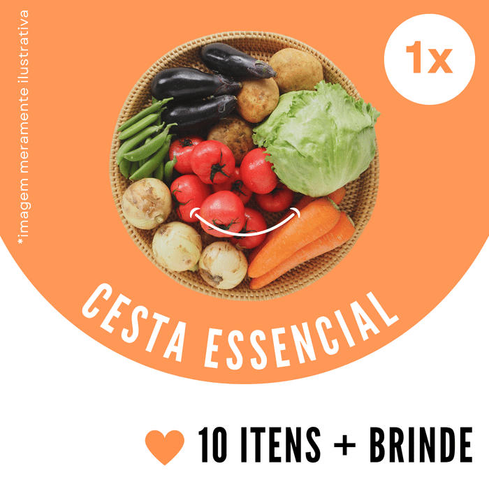 Cesta Orgânica ESSENCIAL - 10 ITENS + BRINDE