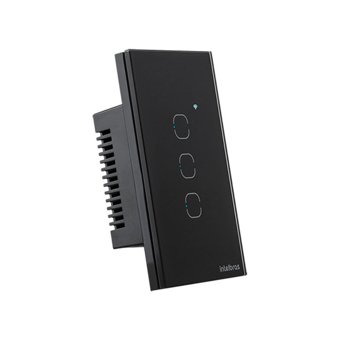 Interruptor touch inteligente zigbee Preto - EZS 1003