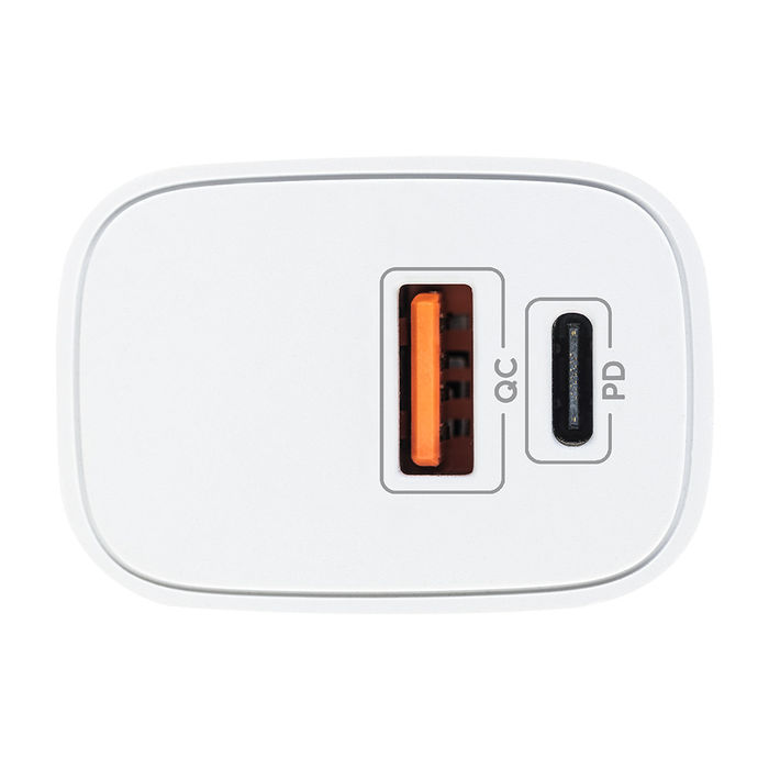 Carregador ultrarrápido com 2 portas USB - EC 11 Power 20 W