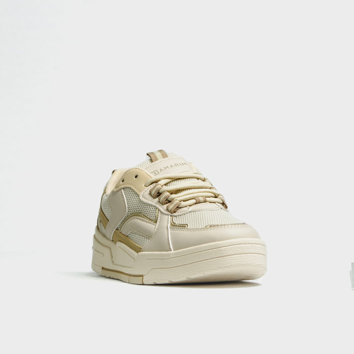 Tênis Ramarim com Recorte Tela Bege