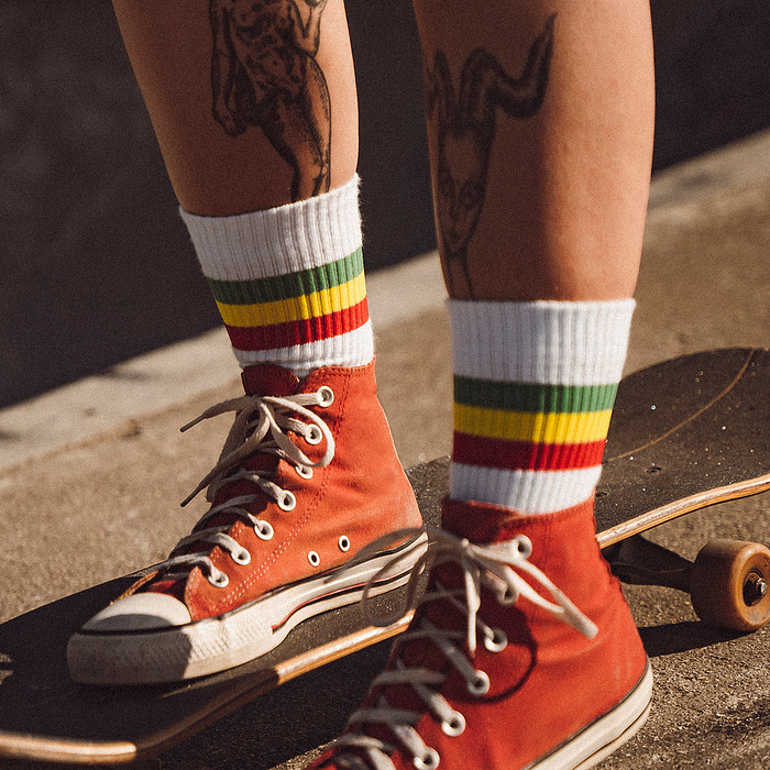 Meia Esportiva Norden Reggae Branco 44/48