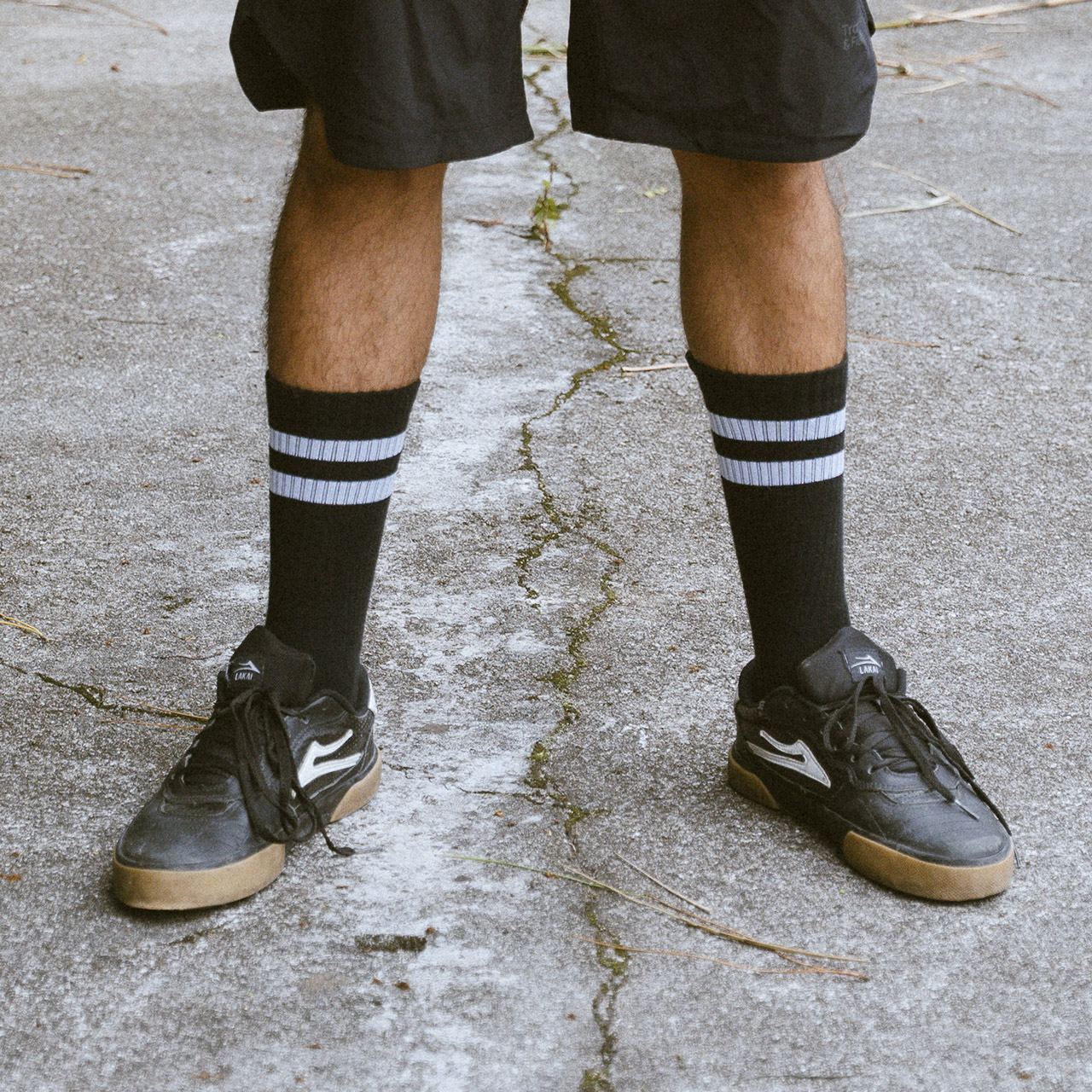 Meia Esportiva Norden Old School Preto 44/48