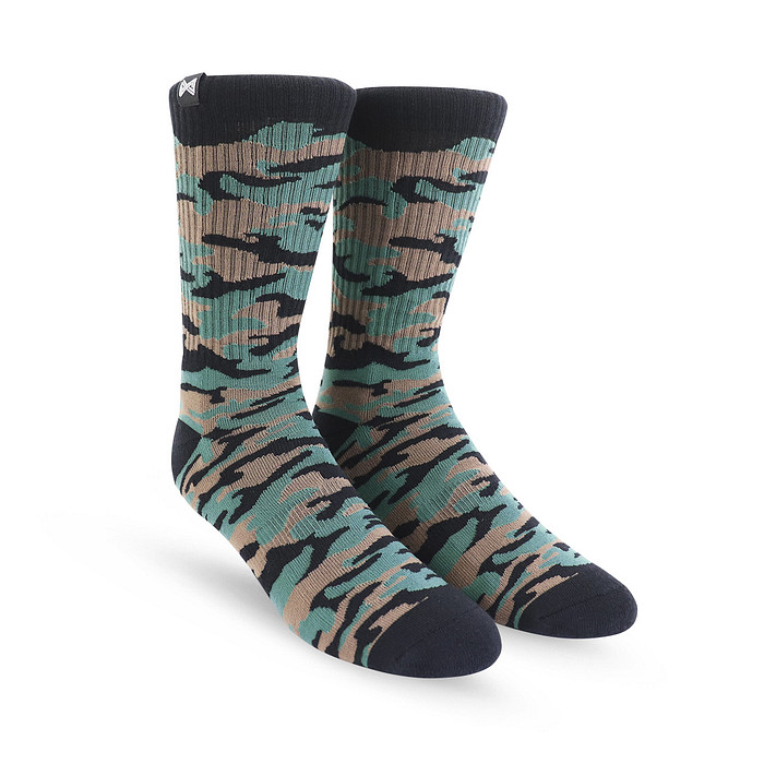 Meia Esportiva Norden Camo Verde