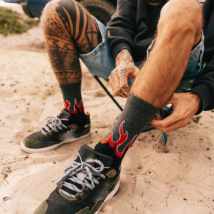 Meia Esportiva Norden Flames 44/48