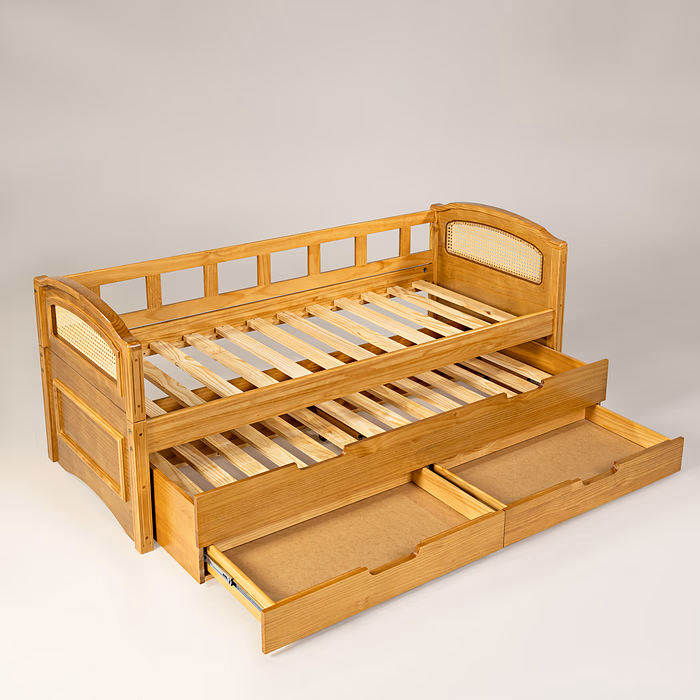 Sofá Cama com Cama Auxiliar Feliz Mel