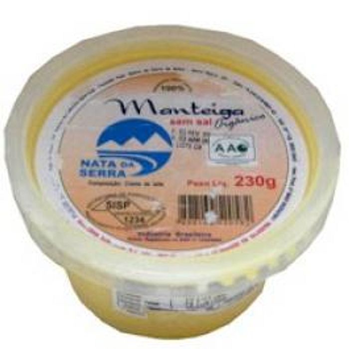 Manteiga s/ Sal 230 g