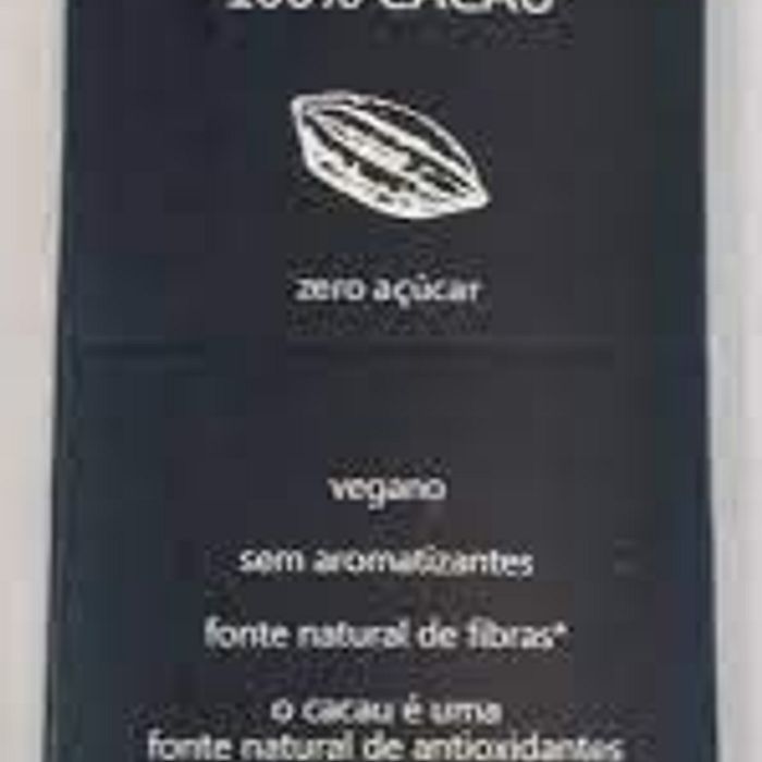 Chocolate 100% 80g 2 barras de 40g