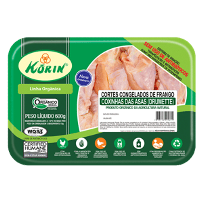 Frangos: Coxinha da Asa (Drumette) 600 g congelada