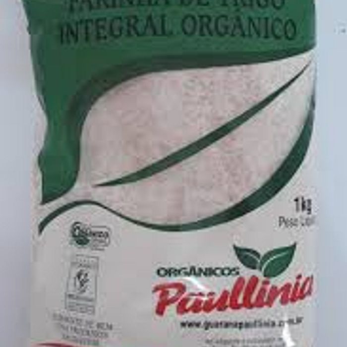 Farinha Paullínia de Trigo Integral 1 Kg MELHOR PARA PÃES