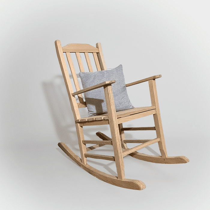 Cadeira de Balanço De Madeira - Sem Pintura