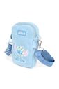 Kit Infantil Bolsa de Ombro e Mini Bolsa Shoulder Bag em Pelúcia Stitch e Xepa Azul