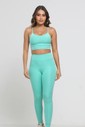 Conjunto Feminino Fitness Legging e Top Turquesa Conjunto Feminino Fitness Legging e Top Turquesa