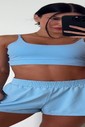 Conjunto: TOP e SHORTS SKY