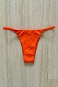 CALCINHA DE BIQUÍNI FIXA FIO DUPLO CARLY ORANGE