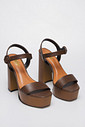Sandália Cássia Café Sandália Cássia Café