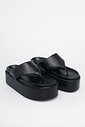 Flatform Deise Preto Chinelo Plataforma Feminina Mist Flatform Deise Preto Chinelo Plataforma Feminina Mist