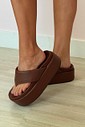 Flatform Deise Marrom Chinelo Plataforma Flatform Deise Marrom Chinelo Plataforma