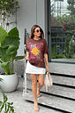 T-SHIRT OVERSIZED SUMMER BREEZE MARROM CHOCOLATE