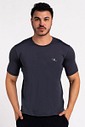 Camiseta Proteção Solar UV DRY Manga Curta Masculina Chumbo Camiseta Proteção Solar UV DRY Manga Curta Masculina Chumbo