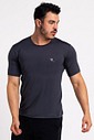 Camiseta Proteção Solar UV DRY Manga Curta Masculina Chumbo Camiseta Proteção Solar UV DRY Manga Curta Masculina Chumbo